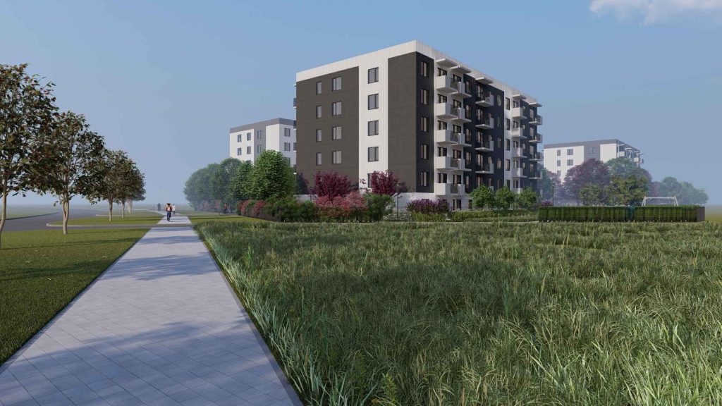 Smilgas II (Brāļu Kaudzīšu iela 37A) - Daugiabutis - vizualizacija