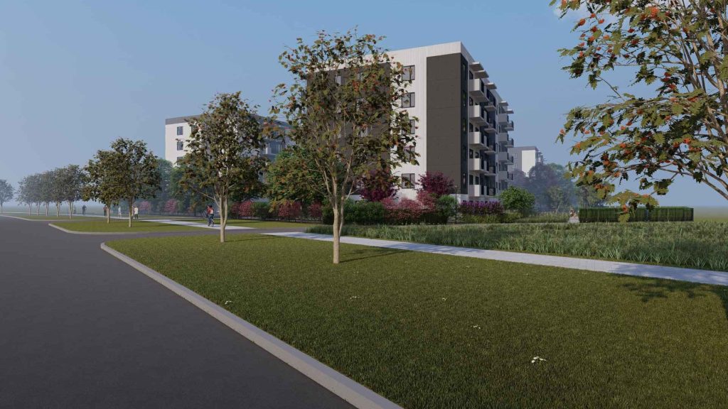 Smilgas II (Brāļu Kaudzīšu iela 37A) - Daugiabutis - vizualizacija