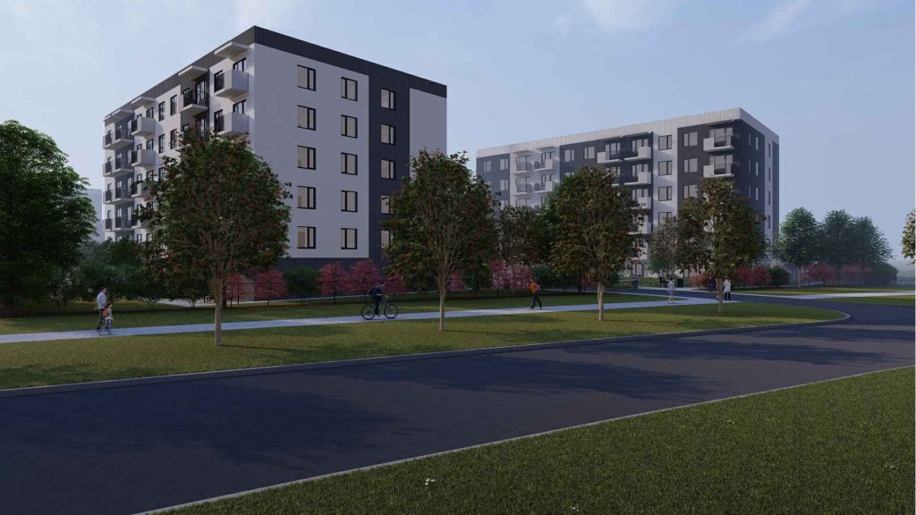 Smilgas II (Brāļu Kaudzīšu iela 37A) - Daugiabutis - vizualizacija