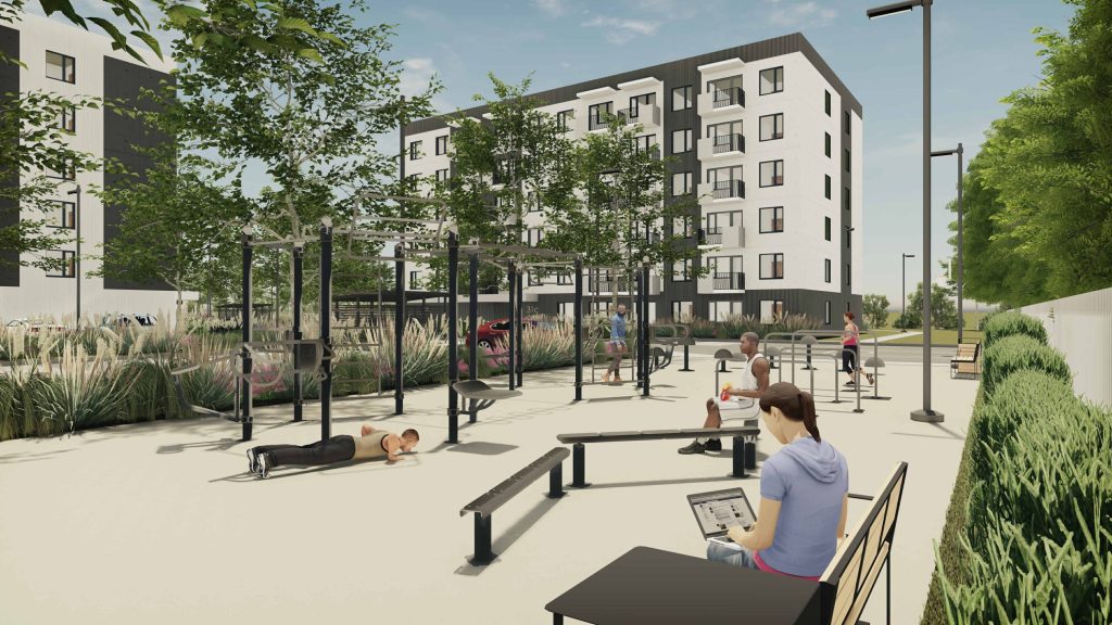 Smilgas II (Brāļu Kaudzīšu iela 37A) - Daugiabutis - vizualizacija