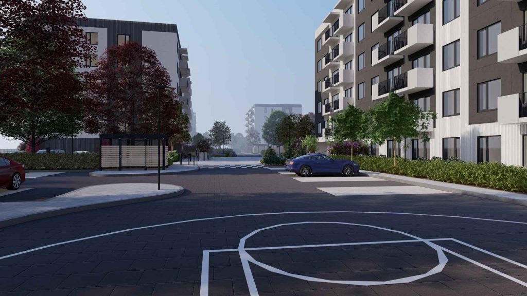 Smilgas II (Brāļu Kaudzīšu iela 37A) - Daugiabutis - vizualizacija