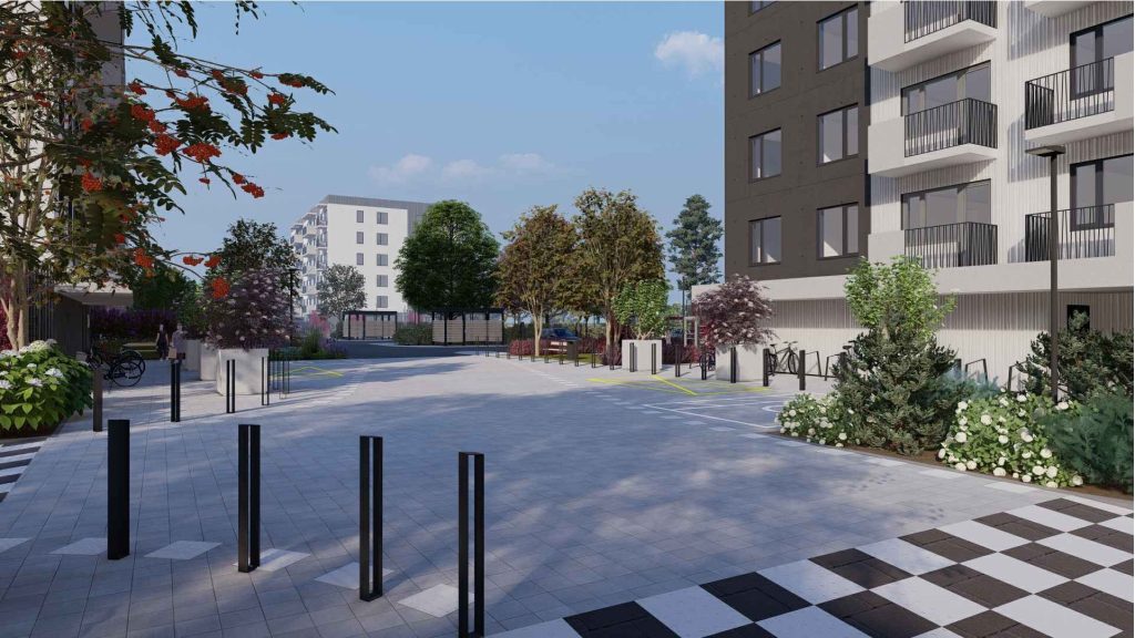 Smilgas II (Brāļu Kaudzīšu iela 37A) - Daugiabutis - vizualizacija