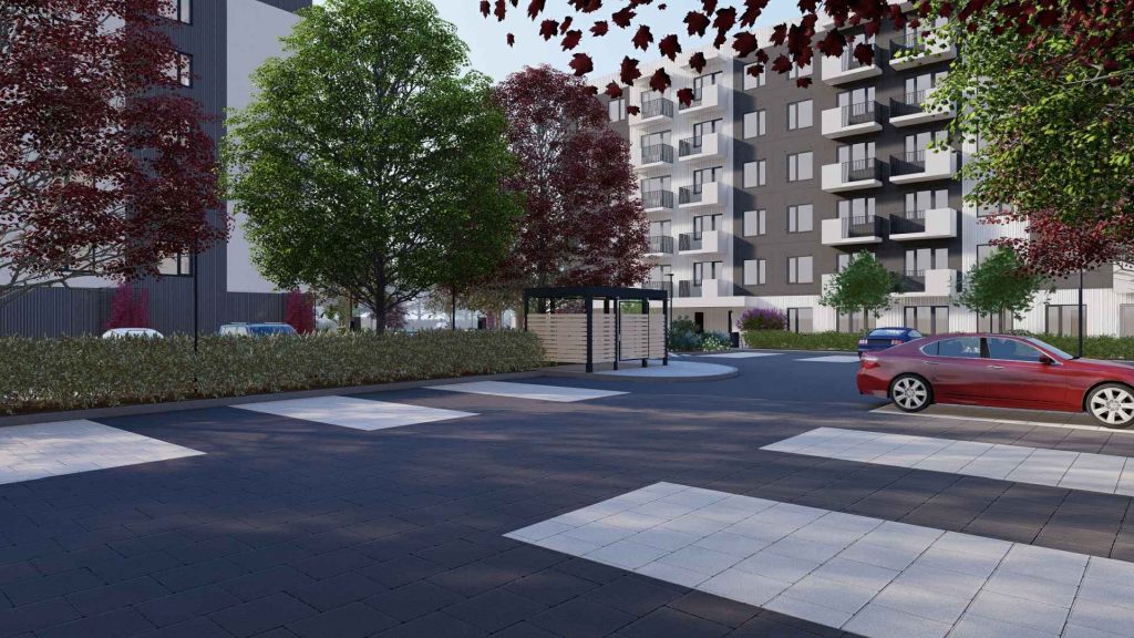 Smilgas II (Brāļu Kaudzīšu iela 37A) - Daugiabutis - vizualizacija