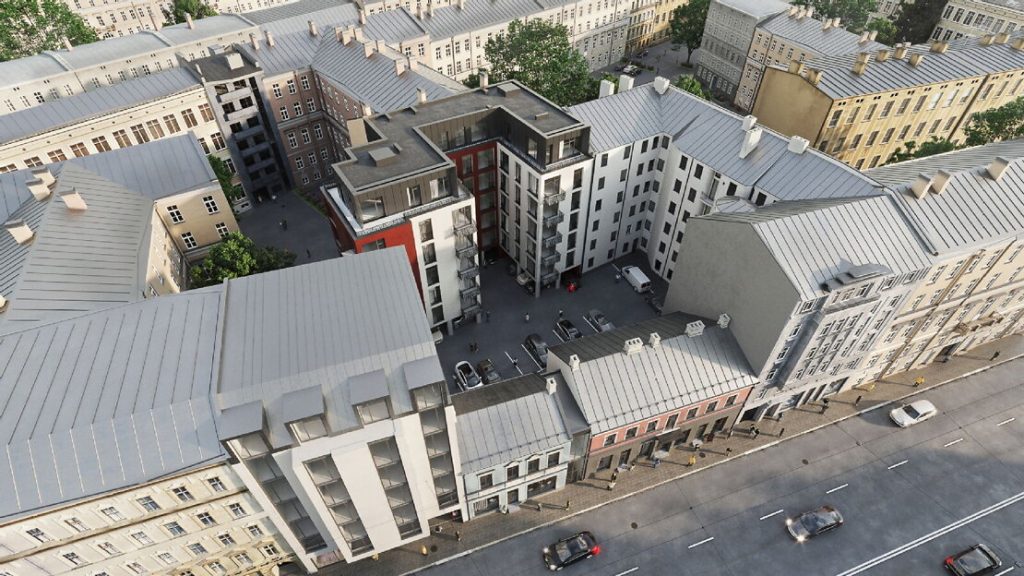 Kvartāls B91 - Khitrik house (Brīvības iela 91) - Korterelamu - visuaalne