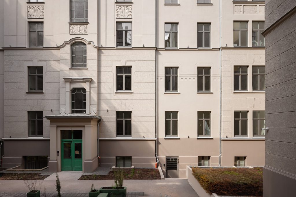 Šefela nams (Baznīcas iela 5) - Daugiabutis - statybų nuotraukos