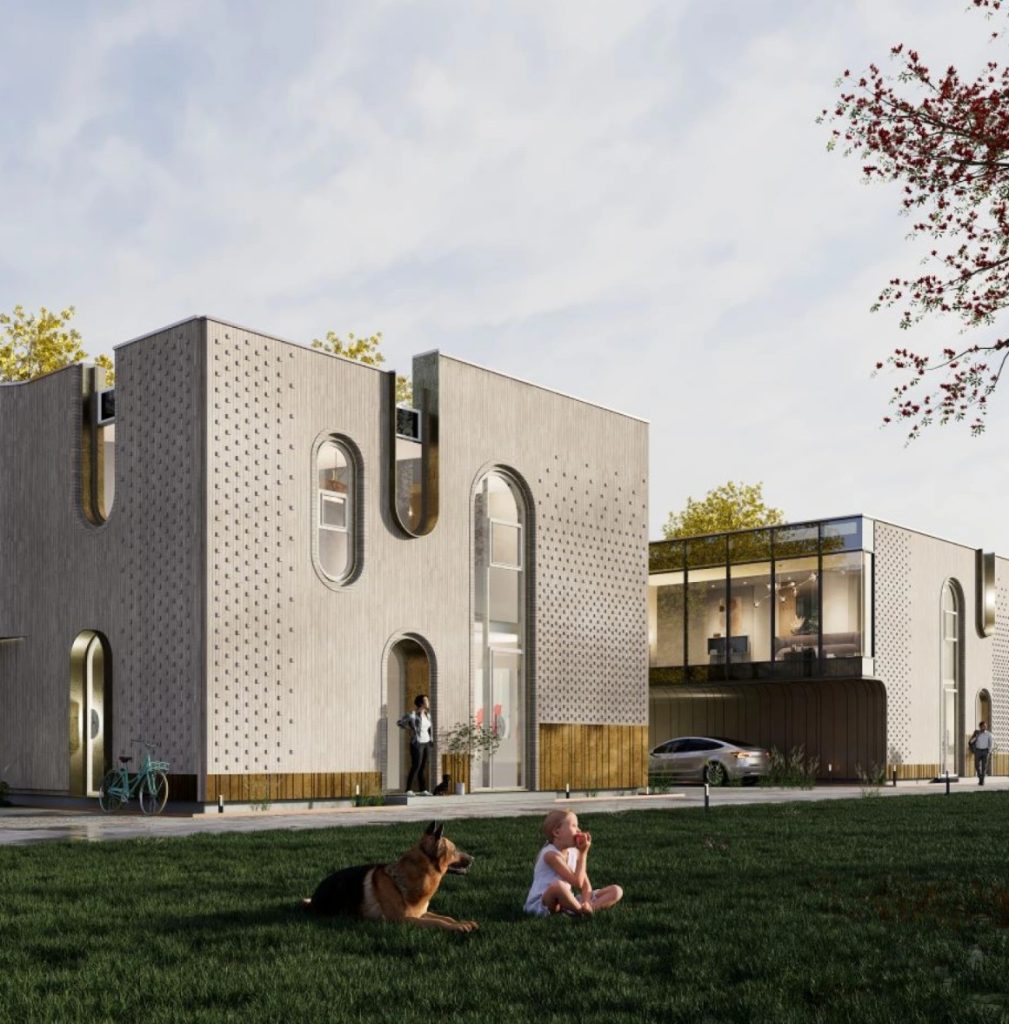 Žeimena | Urban Homes (Žeimenos g. 2, 2c, 2E, 2F, 4, 4A, 4B) - Privačių namų kvartalas - vizualizacija