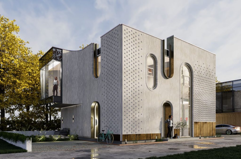 Žeimena | Urban Homes (Žeimenos g. 2, 2c, 2E, 2F, 4, 4A, 4B) - Privačių namų kvartalas - vizualizacija