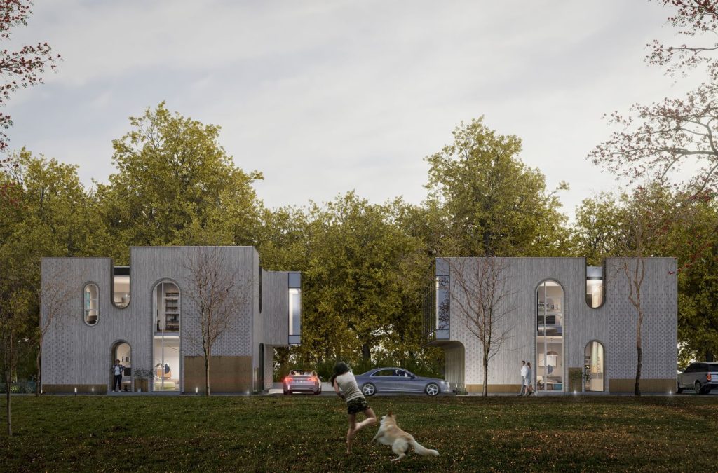 Žeimena | Urban Homes (Žeimenos g. 2, 2c, 2E, 2F, 4, 4A, 4B) - Privačių namų kvartalas - vizualizacija