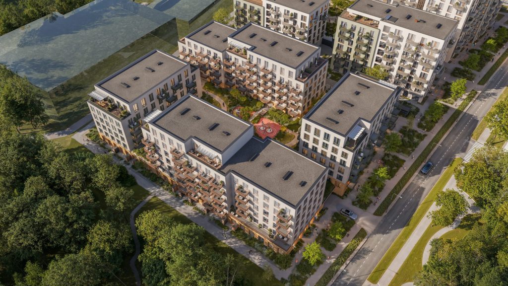 REWO\Leičiai I etapas (Perkūnkiemio g. 32, Leičių g. 4) - Korterelamu - visuaalne