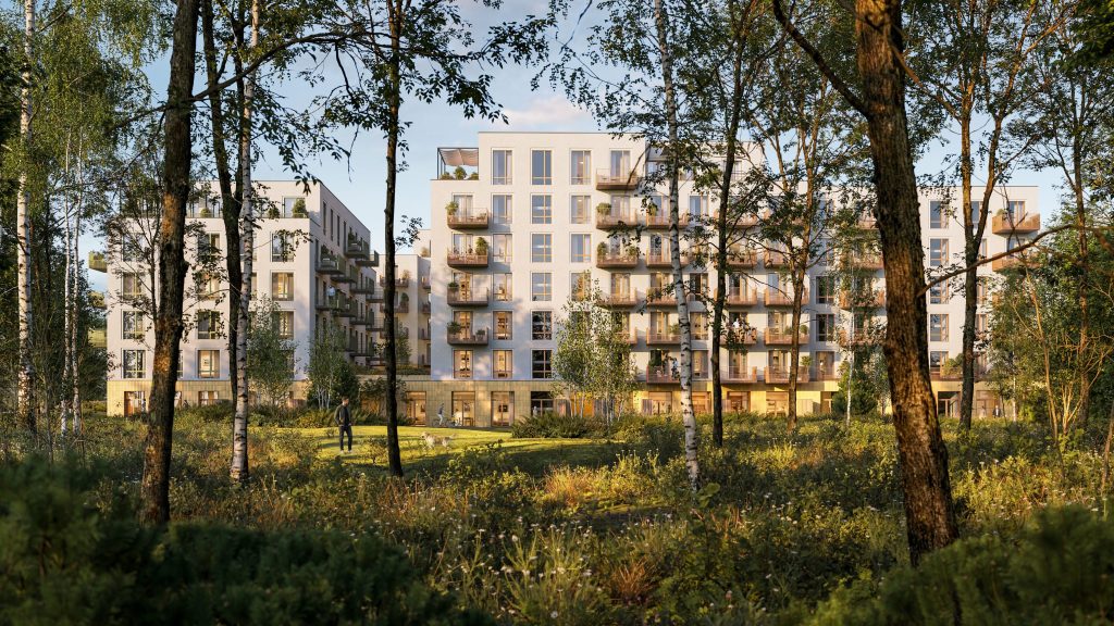 REWO\Leičiai I etapas (Perkūnkiemio g. 32, Leičių g. 4) - Korterelamu - visuaalne