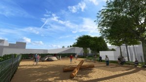 “Liepos žaidimų pieva” viešoji erdvė visuaalne