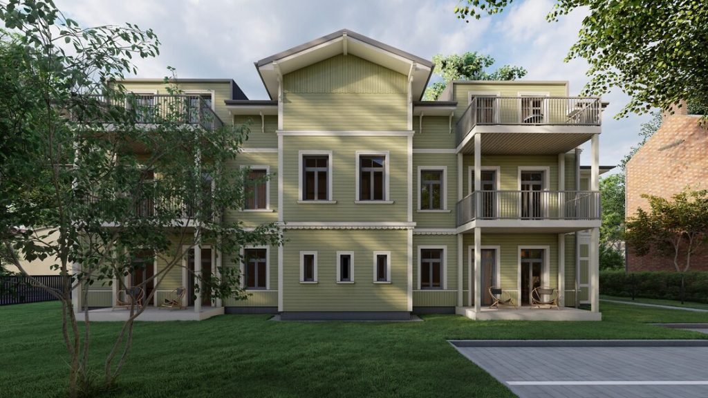 Kļavu rezidences - 1. kārtā (Sabiles iela 13) - Multi apartment - visualization