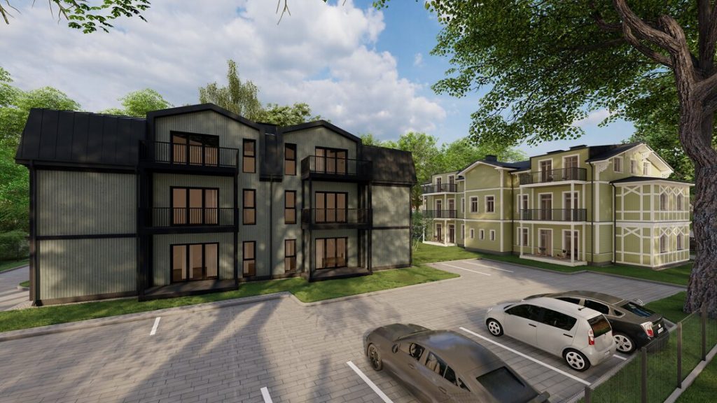 Kļavu rezidences - 1. kārtā (Sabiles iela 13) - Multi apartment - visualization