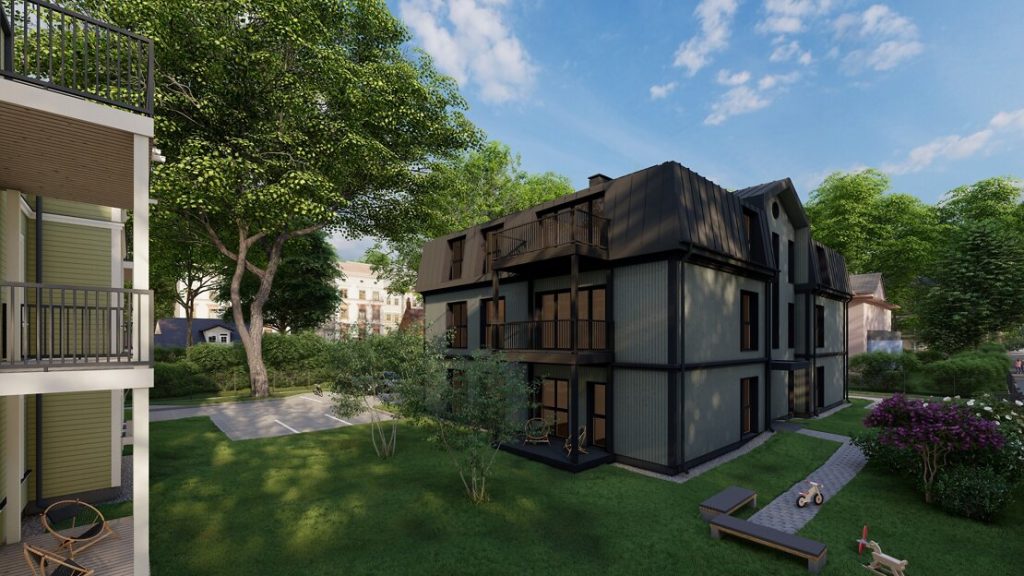 Kļavu rezidences - 1. kārtā (Sabiles iela 13) - Multi apartment - visualization