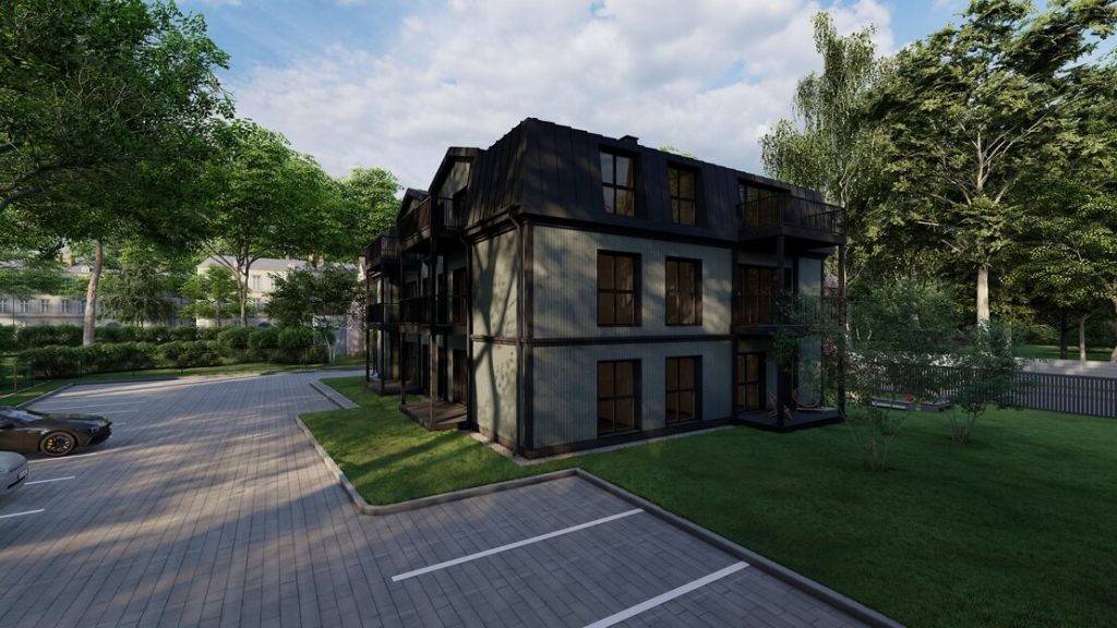 Kļavu rezidences - 1. kārtā (Sabiles iela 13) - Multi apartment - visualization