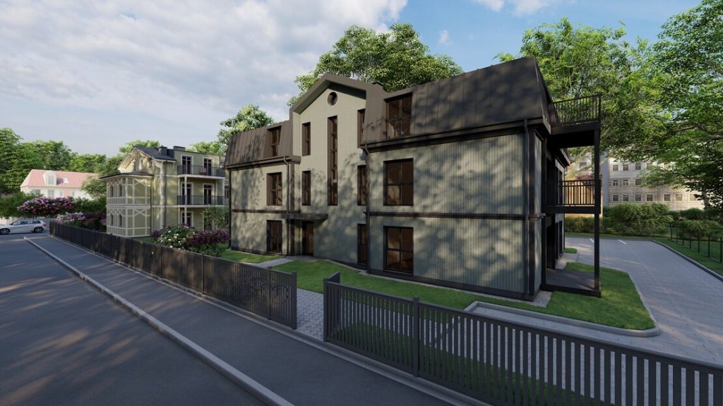 Kļavu rezidences - 1. kārtā (Sabiles iela 13) - Multi apartment - visualization