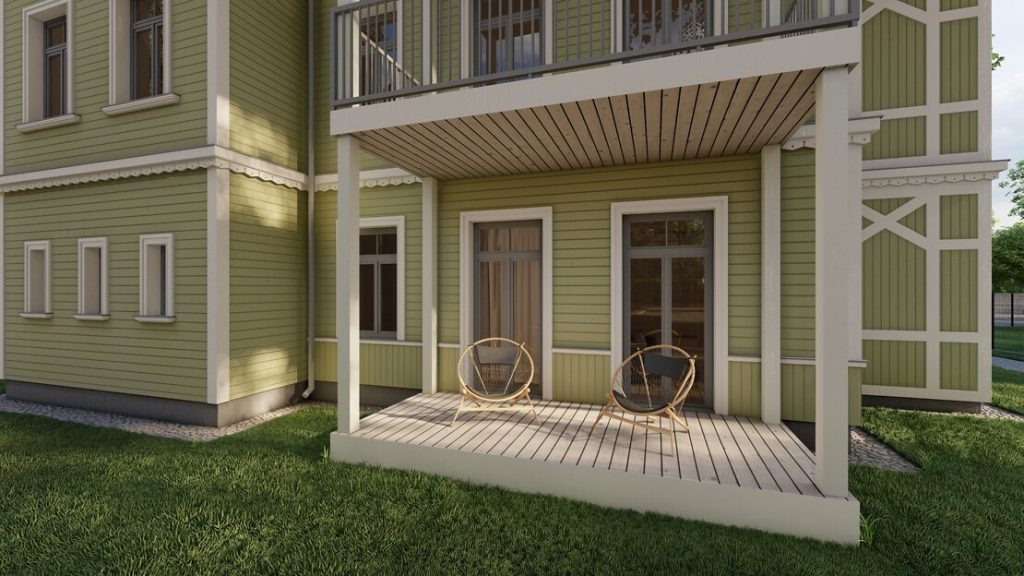 Kļavu rezidences - 1. kārtā (Sabiles iela 13) - Multi apartment - visualization