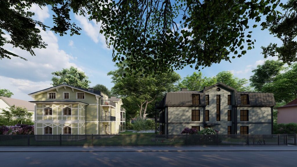 Kļavu rezidences - 1. kārtā (Sabiles iela 13) - Multi apartment - visualization