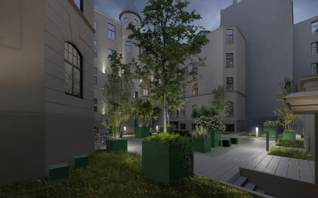 Šefela nams (Baznīcas iela 5) - Daugiabutis - vizualizacija