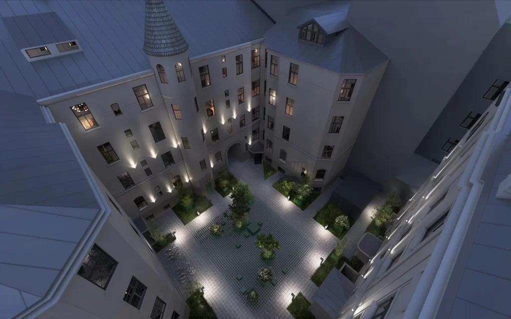 Šefela nams (Baznīcas iela 5) - Daugiabutis - vizualizacija