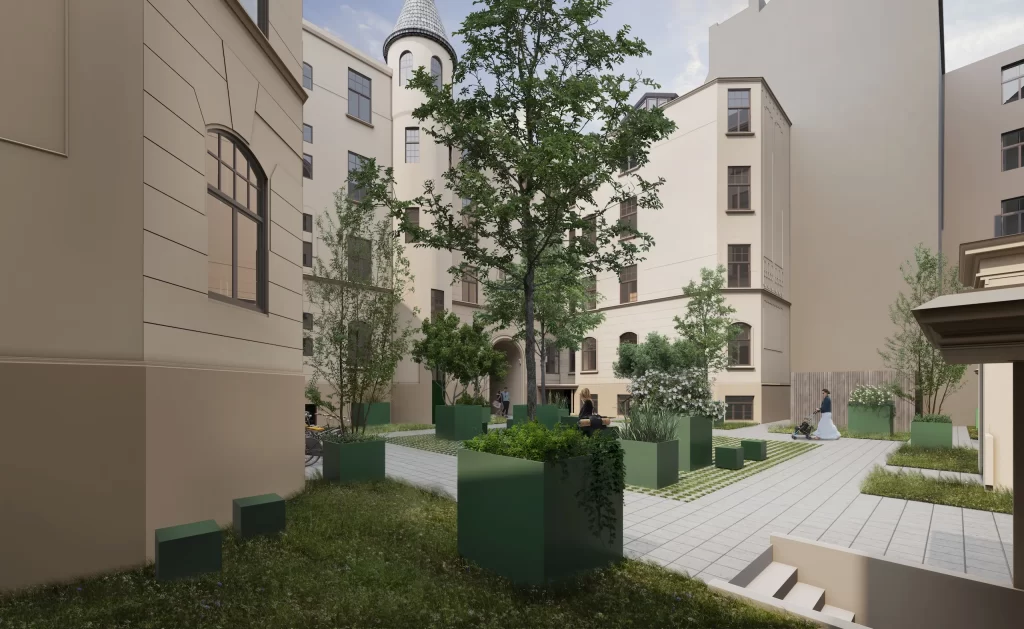 Šefela nams (Baznīcas iela 5) - Daugiabutis - vizualizacija