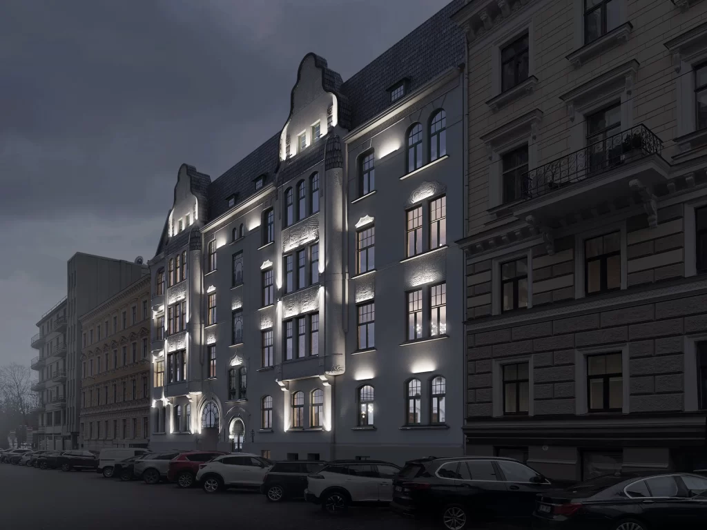 Šefela nams (Baznīcas iela 5) - Daugiabutis - vizualizacija