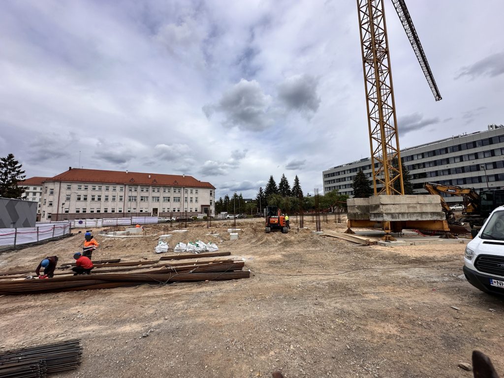 Automobilių saugykla (Aikštelė Nr. 1) (Eivenių g. 2) - Parking facility - construction photos
