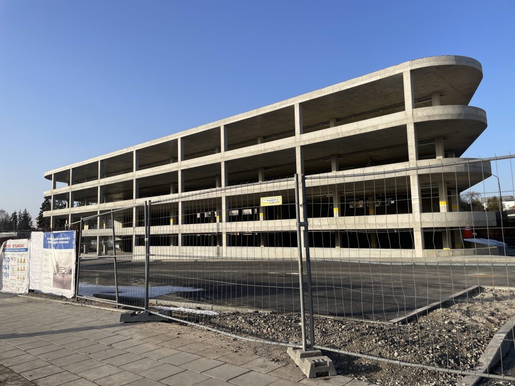 Automobilių saugykla (Aikštelė Nr. 1) (Eivenių g. 2) - Parking facility - construction photos