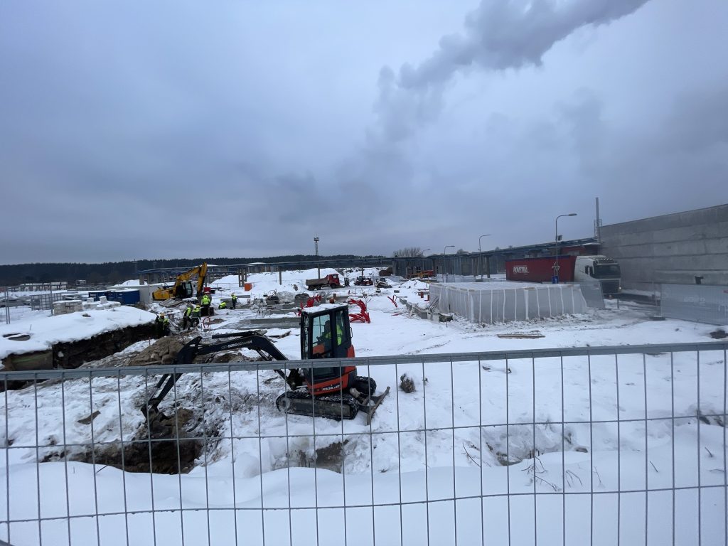 VŠT žaliojo vandenilio gamykla (Elektrinės g.) - Enerģijas stacija - būvdarbu attēli