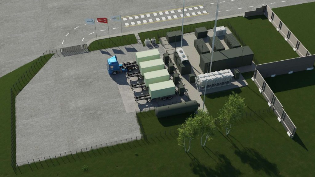 VŠT žaliojo vandenilio gamykla (Elektrinės g.) - Enerģijas stacija - vizualizācija
