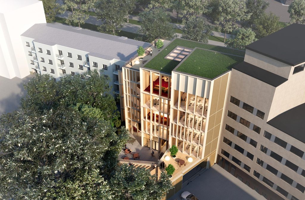 Tartu Ülikooli õigusteaduskonna Tallinna hoone (Kaarli pst 3) - Higher education - visualization