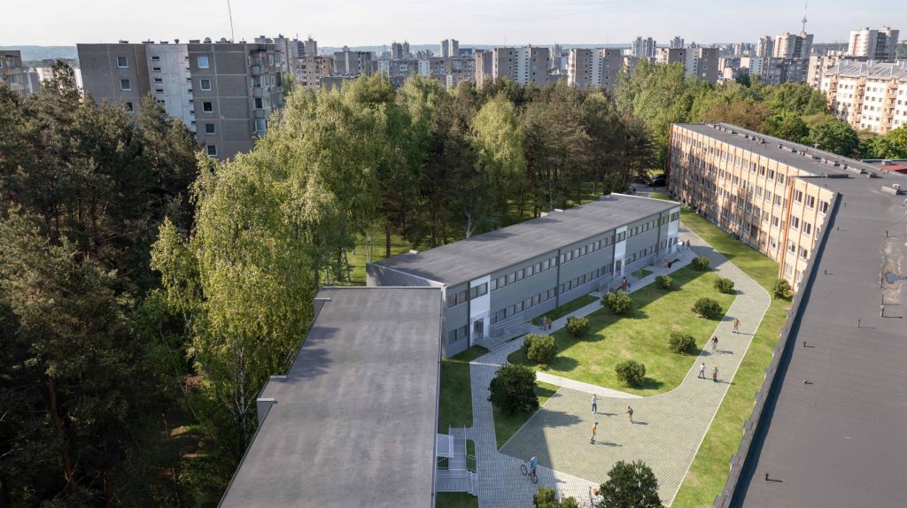 Modulinis darželis ir mokykla Ateities g. 44 (Ateities g. 44) - Primary and secondary education - visualization