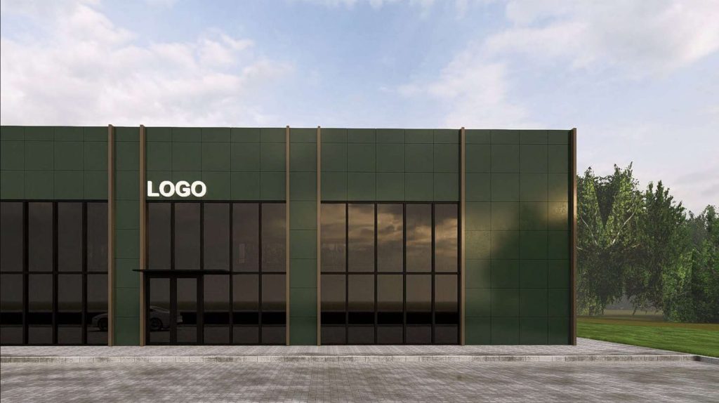 Molėtų pl. 118 (Molėtų pl. 118) - Prekybos centras - vizualizacija