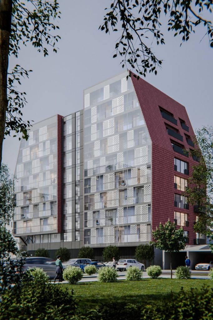 City10 (Pievų tako g. 36A ) - Daudzdzīvokļu nams - vizualizācija