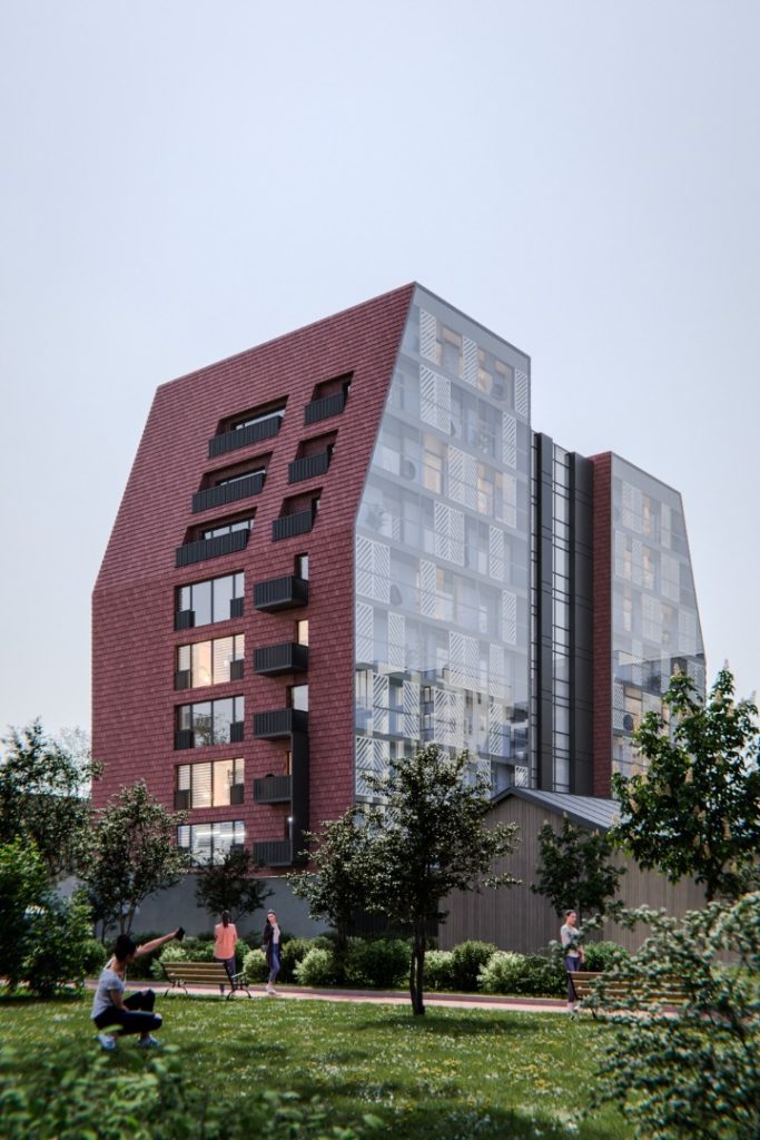 City10 (Pievų tako g. 36A ) - Daudzdzīvokļu nams - vizualizācija