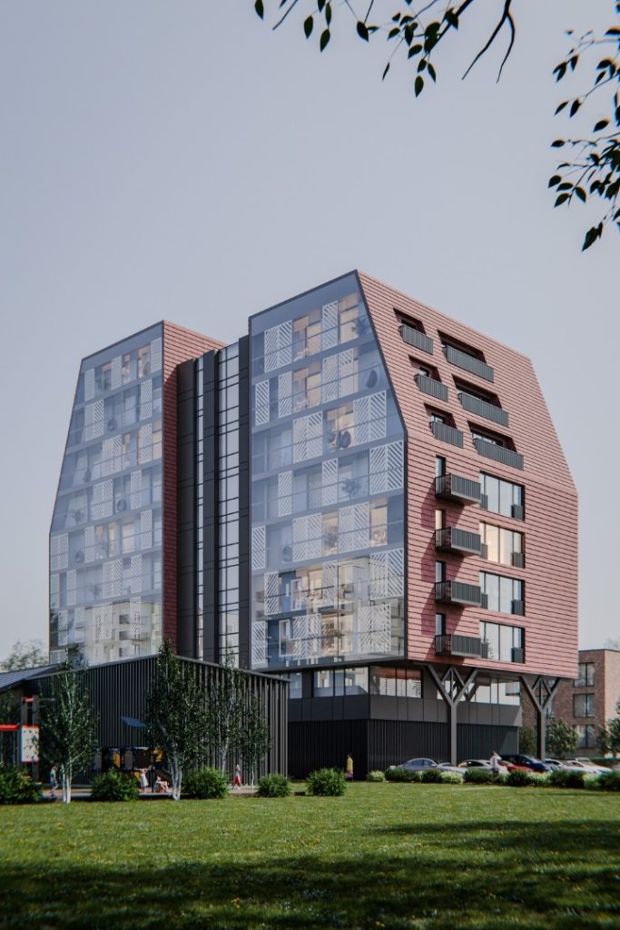 City10 (Pievų tako g. 36A ) - Daudzdzīvokļu nams - vizualizācija