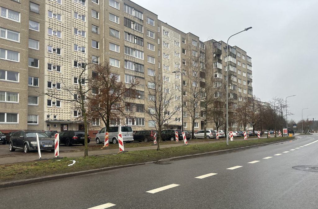 Dviračių takas Gelvonų g. tarp Fabijoniškių g. ir Paberžės g. (Gelvonų g.) - Velosipēdu ceļš - būvdarbu attēli