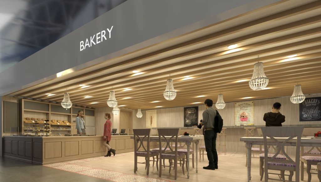 VNO senųjų terminalų (T2, T3) rekonstrukcija (Rodūnios kel. 2) - Lidosta - vizualizācija