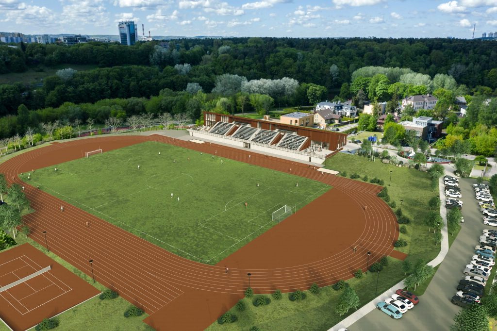 Žvėryno stadionas (J. I. Kraševskio g. 2) - Stadium - visualization