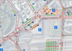 Avotu–Pērnavas ielas tramvaja loks (-) - Railroad