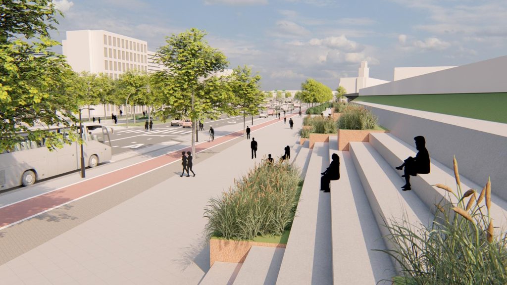 13. janvāra ielas un publiskās ārtelpas attīstība (13. janvāra iela) - Tänav - visuaalne