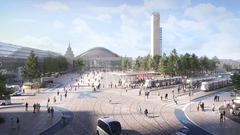 13. janvāra ielas un publiskās ārtelpas attīstība (13. janvāra iela) - Street - visualization