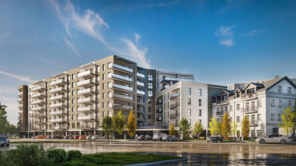 Apartamenty Róg Młynowej (ul. Młynowa) - Daugiabutis - vizualizacija