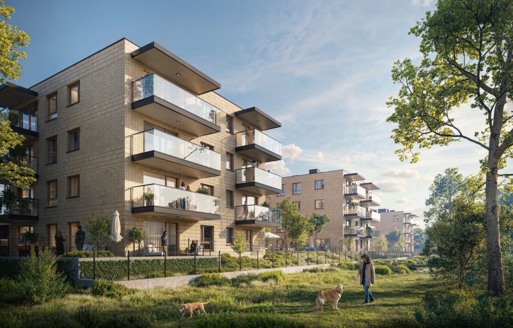 Spokojny Mokotów 1a (ul. Marzycieli) - Multi apartment - visualization
