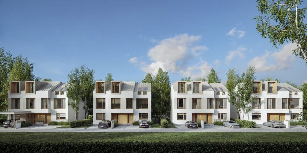 Kołodzieja Residence (ul. Piasta Kołodzieja 64) - Row housing - visualization