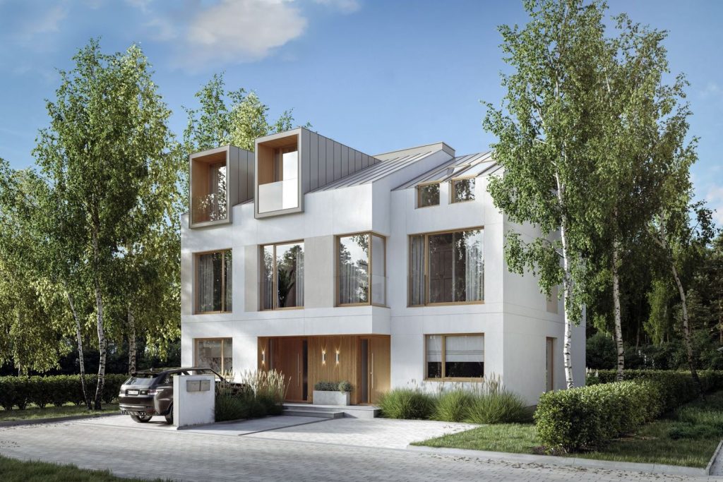 Kołodzieja Residence (ul. Piasta Kołodzieja 64) - Row housing - visualization