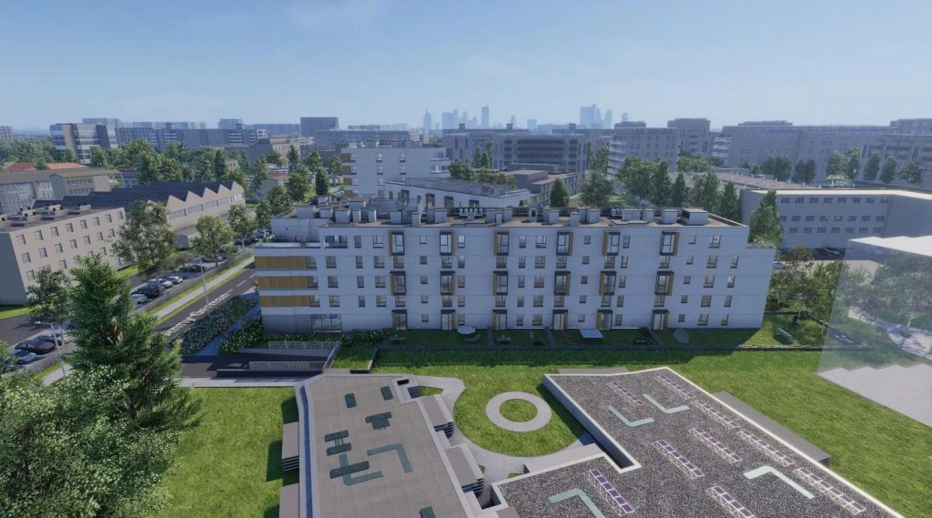 Sady Żoliborz (ul. Anny German 7-9) - Multi apartment - visualization