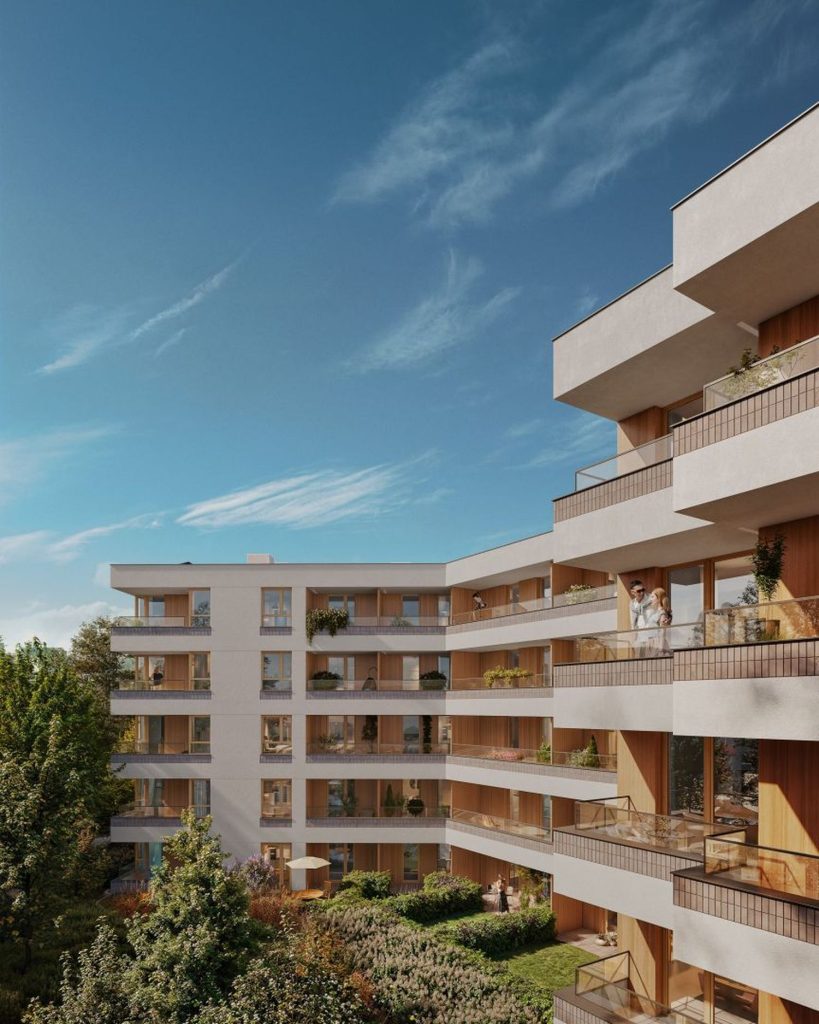 Sady Żoliborz II (ul. Krasińskiego 43) - Daugiabutis - vizualizacija