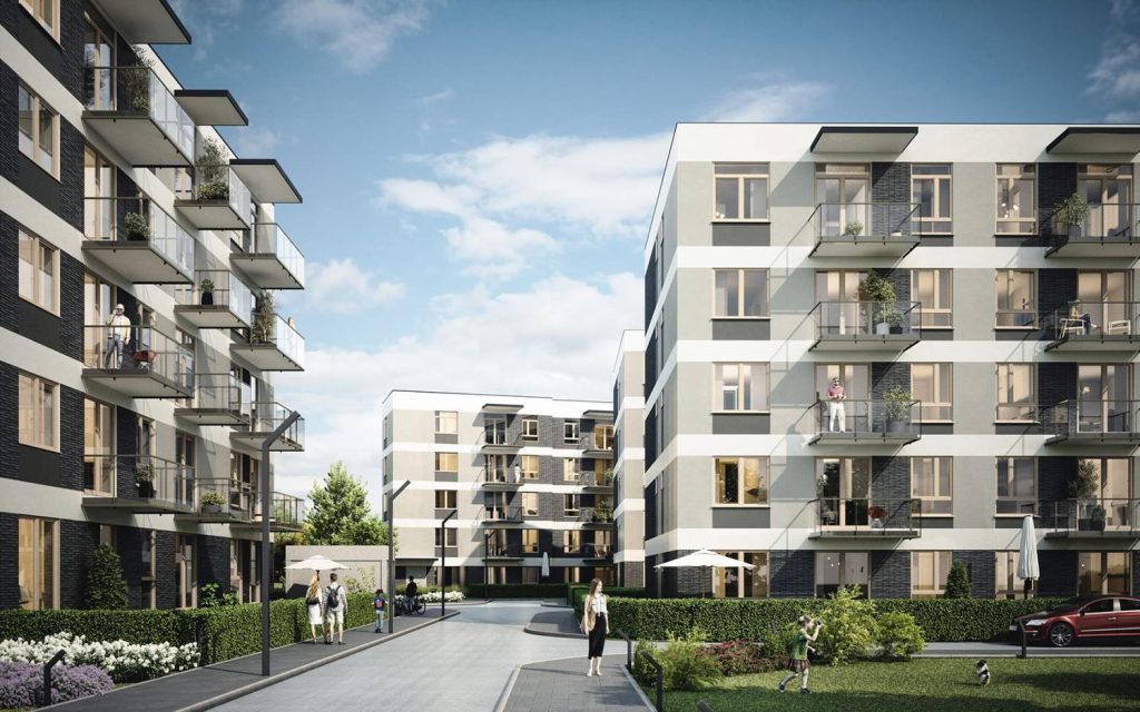 Rytm Mokotowa - etap 1B (ul. Antoniewska) - Daudzdzīvokļu nams - vizualizācija