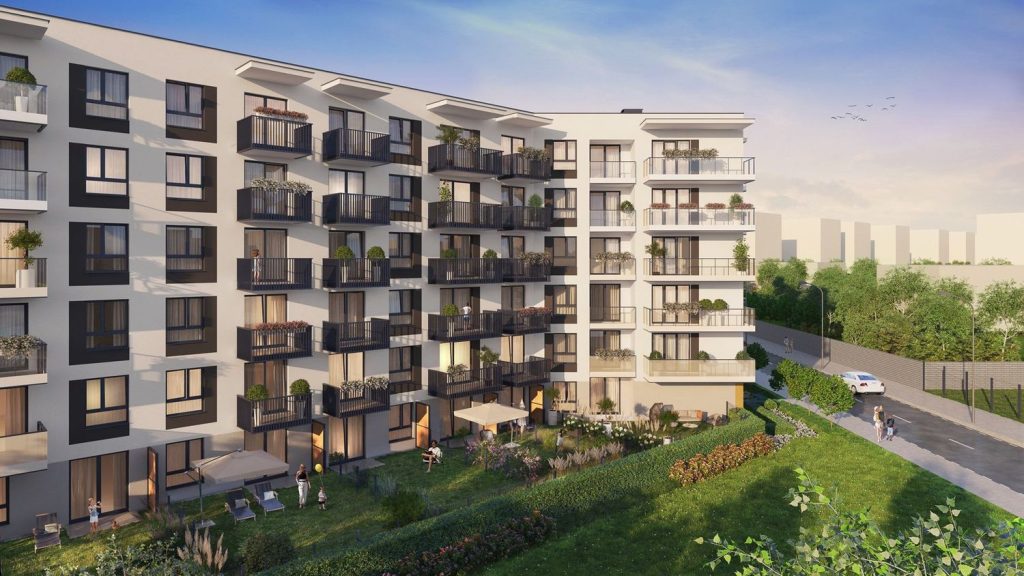 Dzielnica Mieszkaniowa Metro Zachód - etap 8 (ul. Lazurowa) - Multi apartment - visualization